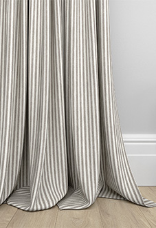 Emily Bond Oscar Stripe, Smoke - Made to Measure Curtains